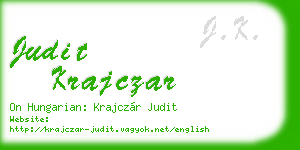 judit krajczar business card